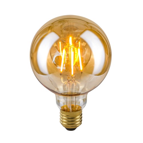 Żarówka E27 4W 2200K G95 Amber LDS-G95-A G95 ITALUX