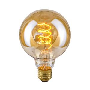 Żarówka E27 4W 2200K G95 Spiral Amber LDS-G95-SA G95 ITALUX