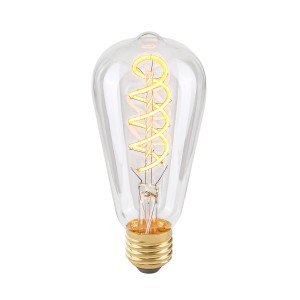 Żarówka E27 4W 2200K ST64 Spiral Clear 801501 ST64 ITALUX