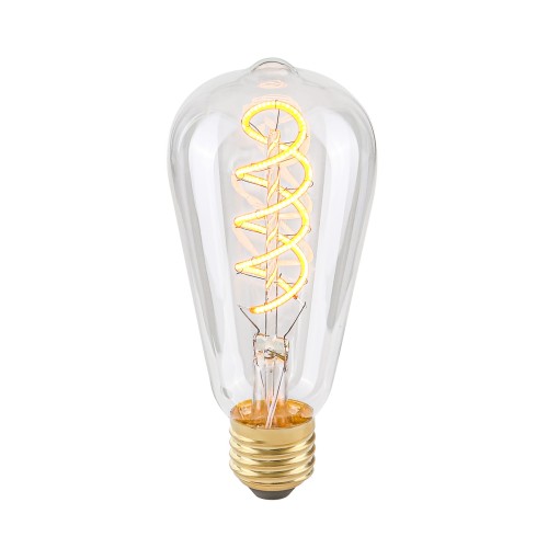 Żarówka E27 4W 2200K ST64 Spiral Clear 801501 ST64 ITALUX