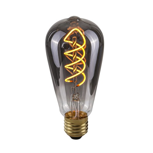 Żarówka E27 4W 2200K ST64 Spiral Smoke 801551 ST64 ITALUX