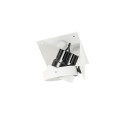 Lampa sufitowa Wpuszczana Biały, czarny Patrizio Single 3000K LED GL7118-1/1X12W 3000K WH+BL ITALUX