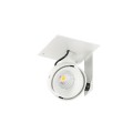 Lampa sufitowa Wpuszczana Biały, czarny Patrizio Single 3000K LED GL7118-1/1X12W 3000K WH+BL ITALUX