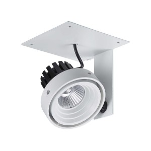 Lampa sufitowa Wpuszczana Biały, czarny Patrizio Single 4000K LED GL7118-1/1X12W 4000K WH+BL ITALUX
