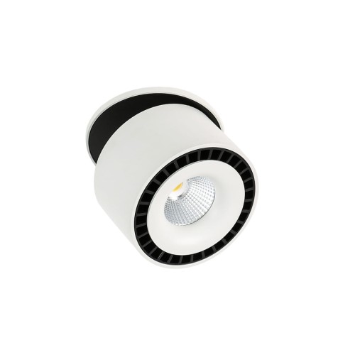 Lampa sufitowa Wpuszczana Biały, czarny Sevilla Round Recessed 4000K LED SL7560/28W 4000K WH+BL ITALUX