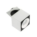Lampa sufitowa Wpuszczana Biały, czarny Sevilla Square Recessed 4000K LED SL7562/28W 4000K WH+BL ITALUX