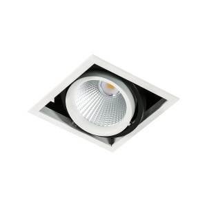 Lampa sufitowa Wpuszczana Biały, czarny Vertico Single 4000K LED GL7108-1/18W 4000K WH+BL ITALUX