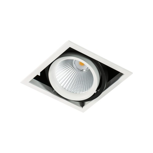 Lampa sufitowa Wpuszczana Biały, czarny Vertico Single 4000K LED GL7108-1/18W 4000K WH+BL ITALUX
