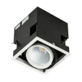 Lampa sufitowa Wpuszczana Biały, czarny Vertico Single 4000K LED GL7108-1/18W 4000K WH+BL ITALUX