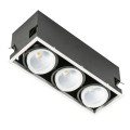 Lampa sufitowa Wpuszczana Biały, czarny Vertico Triple 4000K LED GL7108-3/3X18W 4000K WH+BL ITALUX