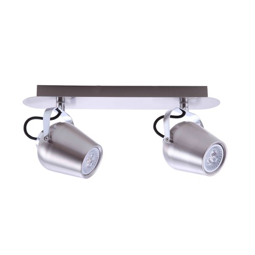 Lampa sufitowa Reflektorki na listwie Nikiel satynowany Josie GU10 FH541A2AJA13 ITALUX