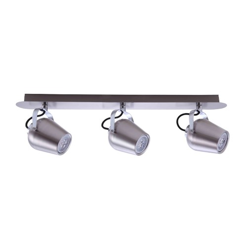 Lampa sufitowa Reflektorki na listwie Nikiel satynowany Josie GU10 FH541A3AJA13 ITALUX
