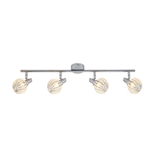 Lampa sufitowa Reflektorki na listwie Chrom Lopez G9 HP-710AG-04-08S ITALUX