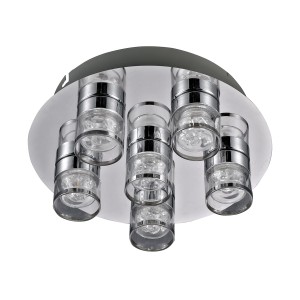 Lampa sufitowa Plafony Chrom Marc LED HD-520M-06-1340 CH ITALUX