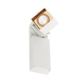 Kinkiet Przyłóżkowy Biały, złoty Aravena White Gold 3000K LED WLB073/5W 3000K WH+GO ITALUX