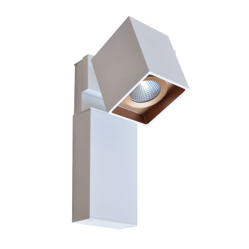 Kinkiet Przyłóżkowy Biały, złoty Aravena White Gold 4000K LED WLB073/5W 4000K WH+GO ITALUX
