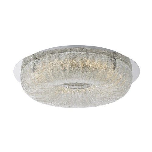 Lampa sufitowa Plafony Chrom, srebrny Mercer LED MX15118-1A-36W ITALUX