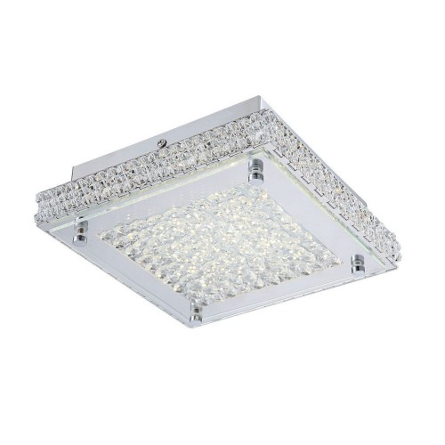 Lampa sufitowa Plafony Chrom Nino Square LED C98000F-17W ITALUX