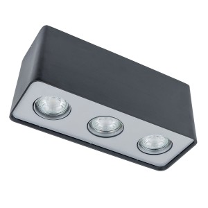 Lampa sufitowa Natynkowa Czarny Harris GU10 FH31433S-BL ITALUX