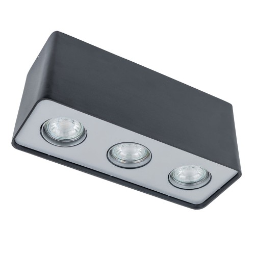 Lampa sufitowa Natynkowa Czarny Harris GU10 FH31433S-BL ITALUX