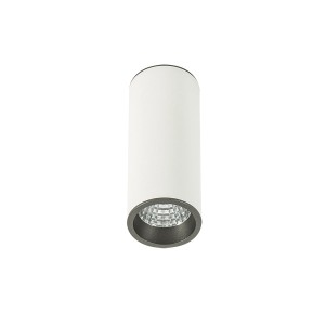 Lampa sufitowa Natynkowa Biały, szary Moldes Medium WH/GR Ceiling 3000K LED SLC7391/7W 3000K WH+GR ITALUX