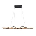 Lampa wisząca Czarny piaskowany Conato LED PND-23848-30W-BK-GD ITALUX