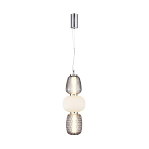 Lampa wisząca Chrom Eris LED PND-98374-28W-CH ITALUX