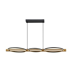Lampa wisząca Czarny piaskowany Natano LED PND-55362-40W-WO ITALUX