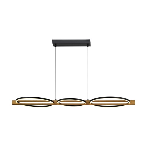 Lampa wisząca Czarny piaskowany Natano LED PND-55362-40W-WO ITALUX