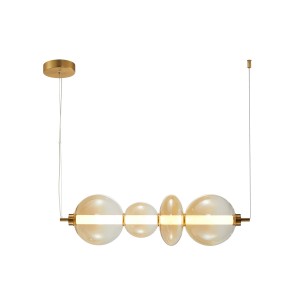 Lampa wisząca Antyczny brąz matowy Sonte LED PND-24352-36W-AB-AMB ITALUX