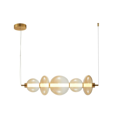 Lampa wisząca Antyczny brąz matowy Sonte LED PND-24352-40W-AB-AMB ITALUX