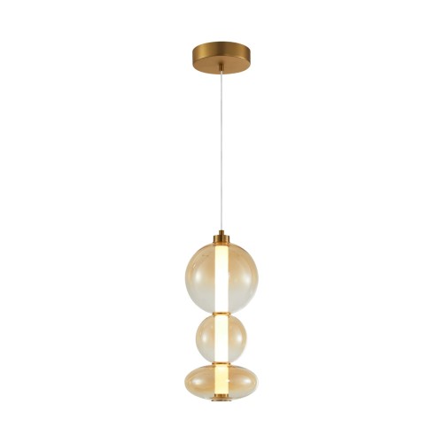 Lampa wisząca Antyczny brąz matowy Sonte LED PND-24352V-24W-AB-AMB ITALUX