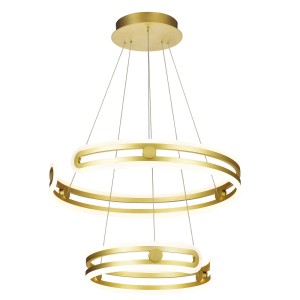 Lampa wisząca Złoty Kiara LED MD17016002-2A GOLD ITALUX