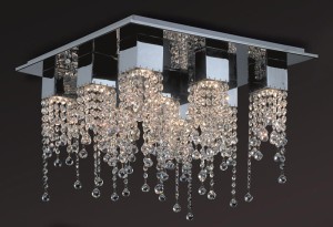 Lampa wisząca Chrom Larix GU10 MX93708-9B ITALUX