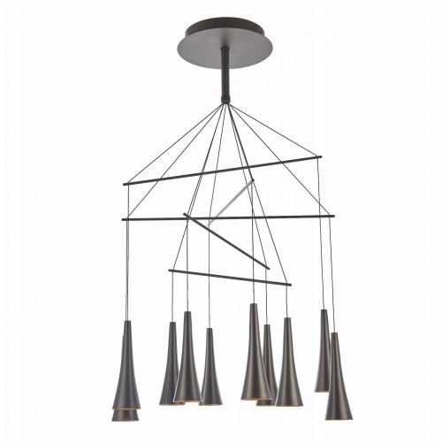 Lampa wisząca Kawowy Luca LED MD16115-10A ITALUX