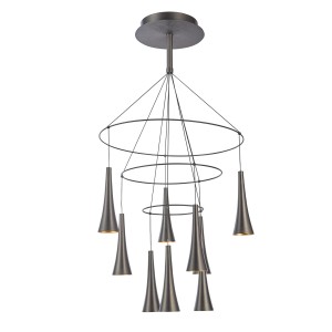 Lampa wisząca Kawowy Luca LED MD16115-9A ITALUX