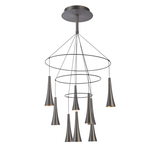 Lampa wisząca Kawowy Luca LED MD16115-9A ITALUX