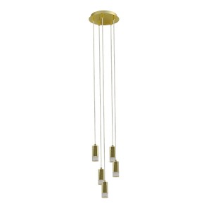 Lampa wisząca Mosieżny szczotkowany Mentin LED HD443N-05-8144 NN BB ITALUX