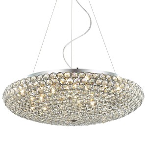 Lampa wisząca Chrom Santo G9 MA04995CA-012 ITALUX