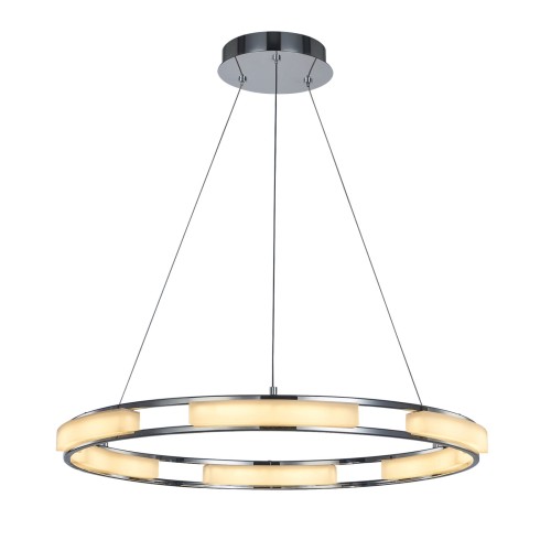 Lampa wisząca Chrom Theodore LED MD17006017-6A ITALUX