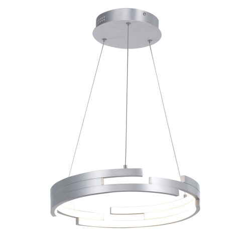 Lampa wisząca Srebrny tleniony Velar LED MD16003097-1B SILVER ITALUX