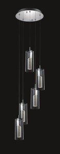 Lampa wisząca Chrom Verizon MR11 MD109003-5B ITALUX