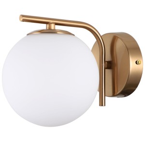 Kinkiet Złoty Raddi LED G9 - wymienny WL-5510-1-HBR ITALUX