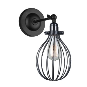Kinkiet Czarny Lesto E27 MBM-2676/1 BK ITALUX