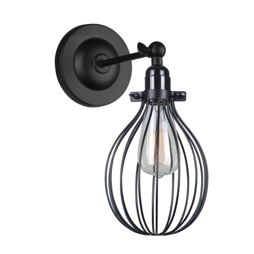 Kinkiet Czarny Lesto E27 MBM-2676/1 BK ITALUX