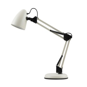 Lampa biurkowa Biały Notari GU10 TB-29928-BG ITALUX