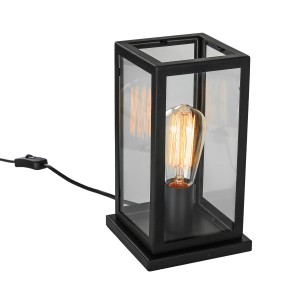 Lampa biurkowa Czarny mat Laverno E27 MT-202621-1-B ITALUX