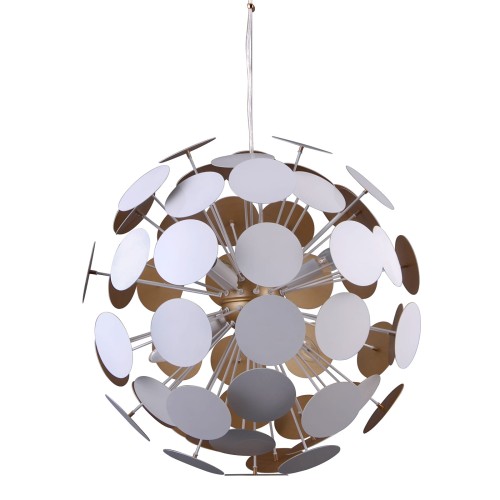Lampa wisząca Biały, złoty Mailone E14 AD20180/6B WH+GD ITALUX