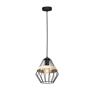 Lampa wisząca CLIFF BLACK 1xE27 | MLP5524 Milagro