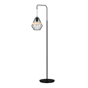 Lampa stojąca CLIFF BLACK 1xE27 | MLP5528 Milagro